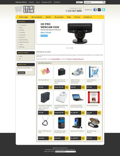 Picture of Online Store Responsive Template